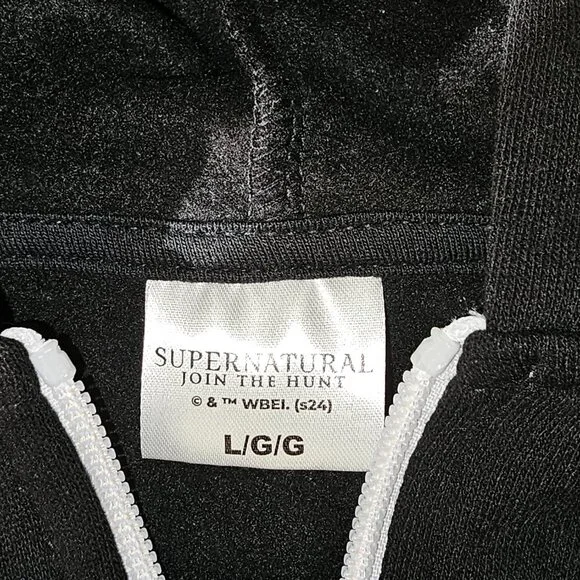 Supernatural Harvelle's Roadhouse Zip Up Hoodie Size LARGE - Picture 4 of 4